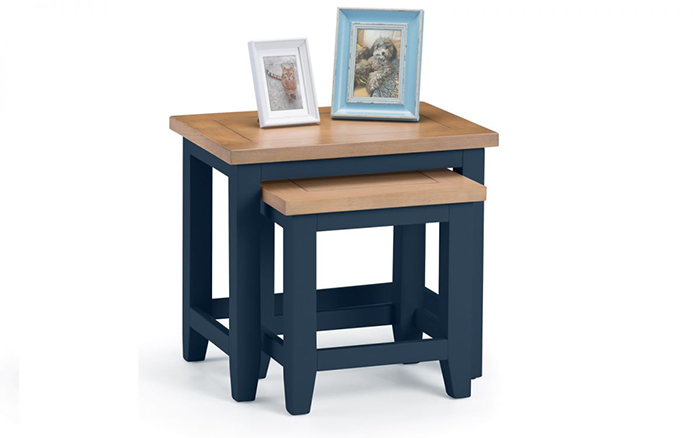 Richmond Nest of Tables Midnight Blue - Click Image to Close